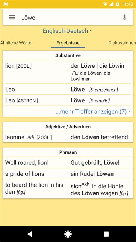 leo dict|englisch .